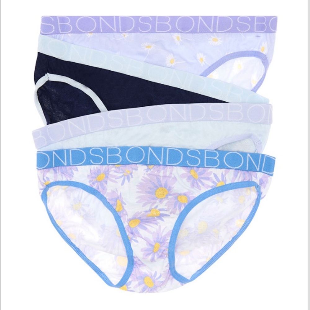 Bonds Girls Bikinis 4 pack